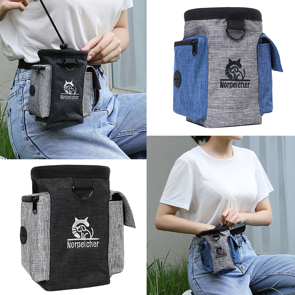 Linen Bag Bulk - กระเป๋าคาดเอวสำหรับฝึกสุนัขกลางแจ้ง กระเป๋าอเนกประสงค์สำหรับสัตว์เลี้ยง กระเป๋าใส่ขนมสัตว์เลี้ยง กระเป๋าใส่ของรางวัลสำหรับเทรนเนอร์ พกพาสะดวก