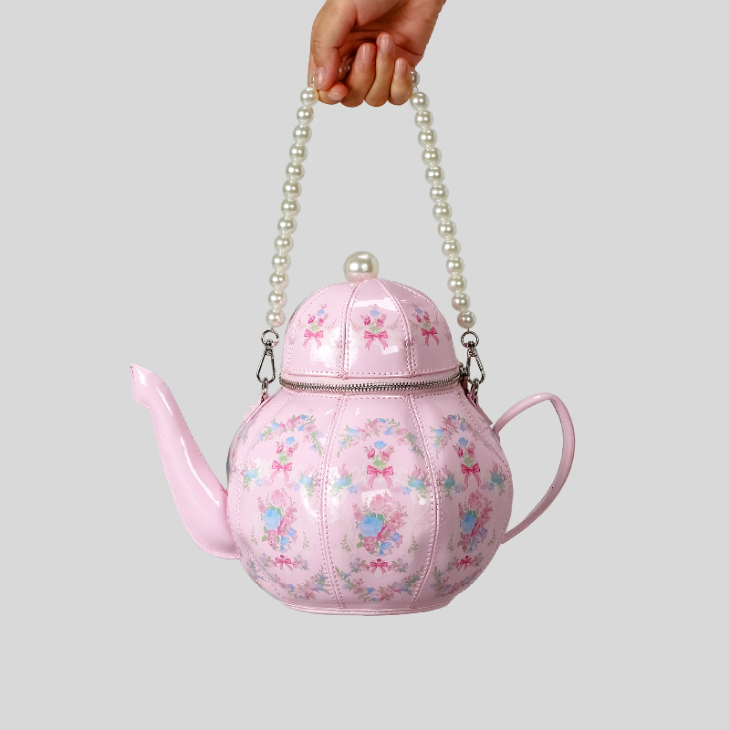 Pearl Chain Teapotกระเป๋าCross - Linen Bag Bulk บทวิจารณ์และราคา