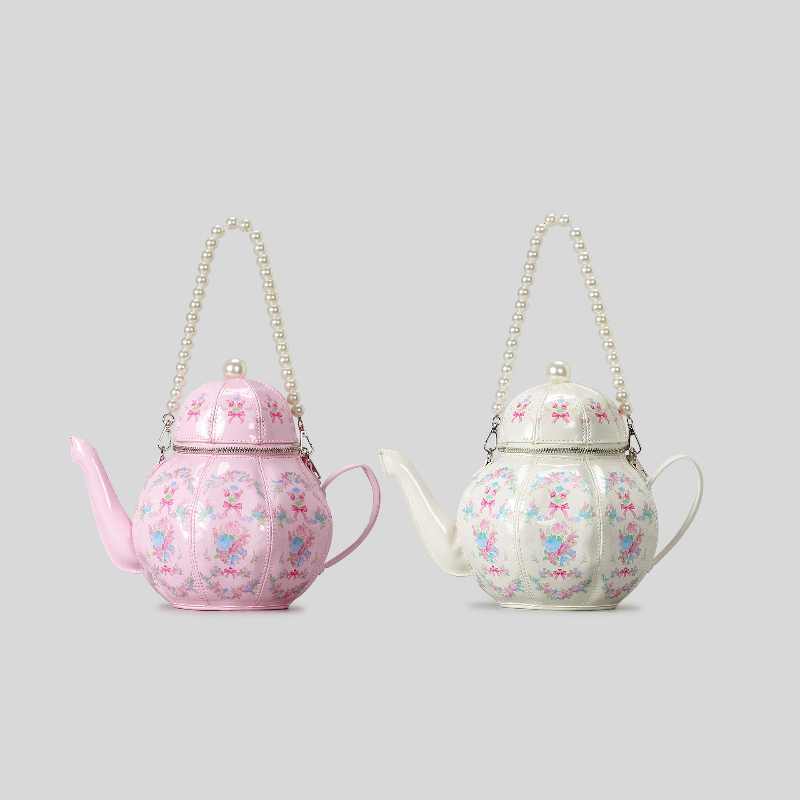 Pearl Chain Teapotกระเป๋าCross - Linen Bag Bulk บทวิจารณ์และราคา