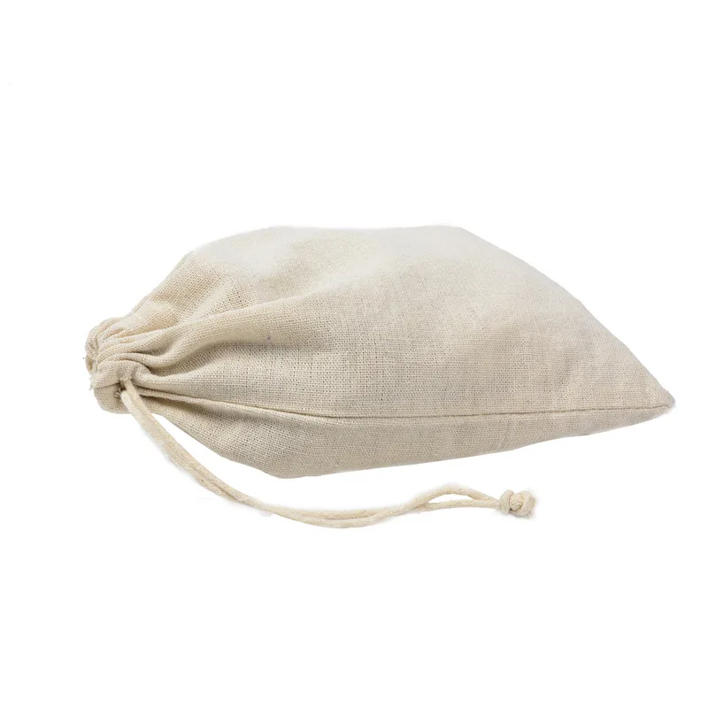 10ชิ้น/ล็อตปอกระเจาผ้าลินินสาย - Linen Bag Bulk บทวิจารณ์และราคา