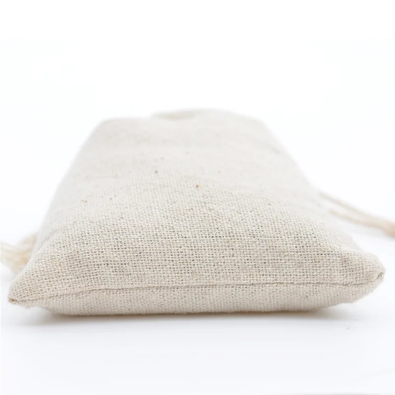 10ชิ้น/ล็อตปอกระเจาผ้าลินินสาย - Linen Bag Bulk บทวิจารณ์และราคา