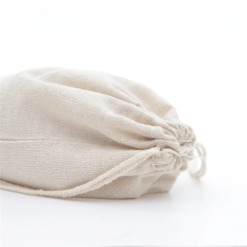 10ชิ้น/ล็อตปอกระเจาผ้าลินินสาย - Linen Bag Bulk บทวิจารณ์และราคา