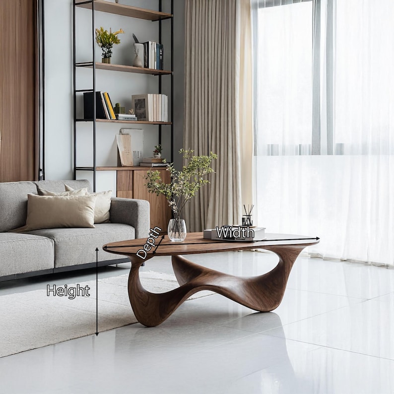 โต๊ะกาแฟไม้เนื้อแข็งทำมือ ทนทา - Sustainable Living Design บทวิจารณ์และราคา