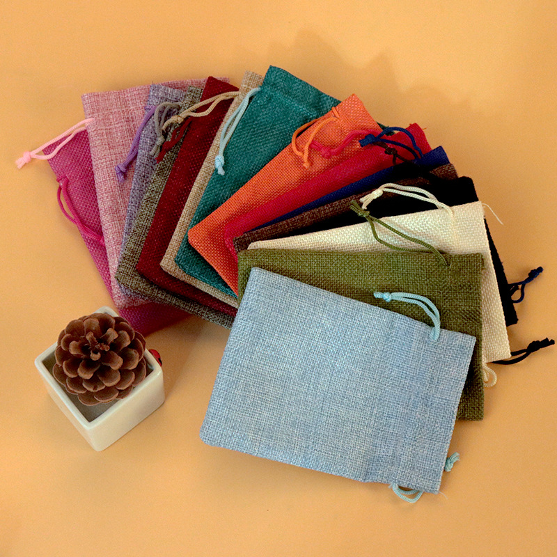50 ชิ้น/ล็อต ขนาด 7x9 9x12 10x - Linen Bag Bulk บทวิจารณ์และราคา