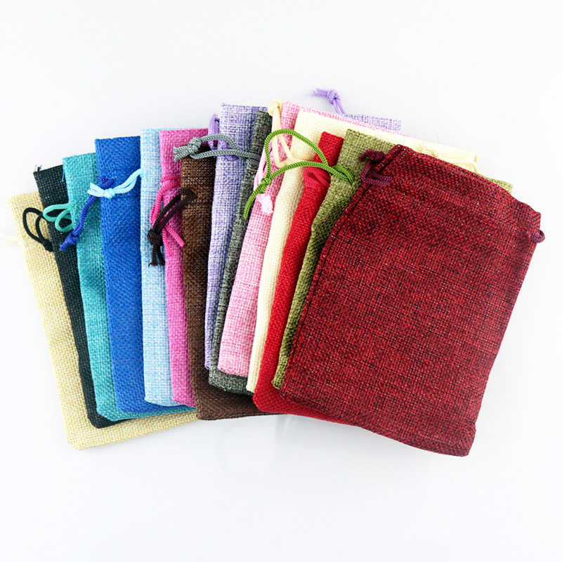 50 ชิ้น/ล็อต ขนาด 7x9 9x12 10x - Linen Bag Bulk บทวิจารณ์และราคา