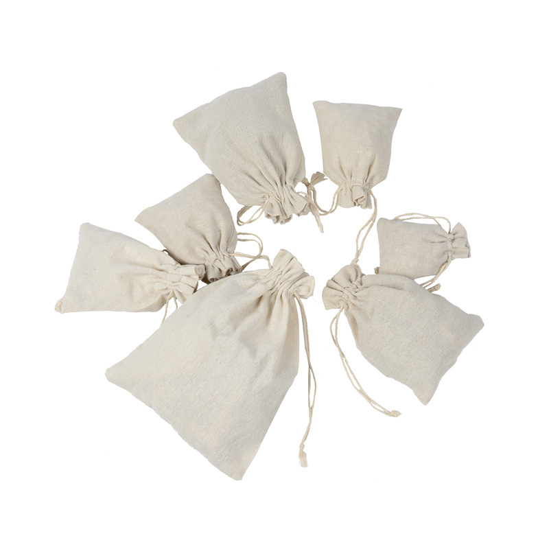 10 ชิ้นผ้าฝ้ายผ้าลินิน Drawstr - Linen Bag Bulk บทวิจารณ์และราคา